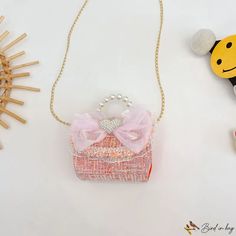 Bird in Bag - Children's cute princess bag pearl girls handbag mini coin accessories package bow crossbody bag Package Bows, Girls Handbags, Cute Princess, Street Trends, Diy Supplies, Bird In Bag, Small Flowers, Bags Handbags, Crossbody Bag