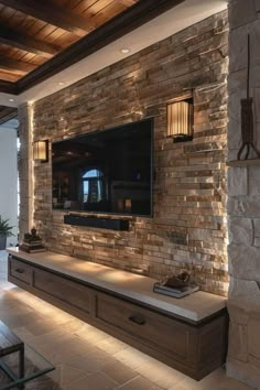 Feature Wall Living Room, Interior Design Your Home, Living Room Decor Fireplace, Tv Wall Design, Tv Unit Design, Home Design Living Room, Home Fireplace, Home Cinema, Design Your Dream House