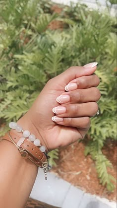 French Manicure Acrylic Nails Short, French Tips Modern, Double Line French Tip Nails Short, Modern French Manicure Trends 2023, 2 Line French Tip, Round Minimalist Nails, Modern French Tips Nails, Classy Almond Nails French Tips, French Tip Dot Nails