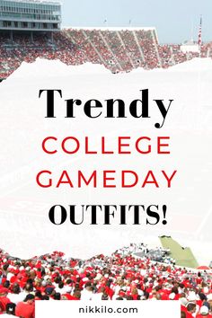 In this post, I’m sharing 10 adorable pieces of outfit ideas perfect for college football game day. No matter which school you attend, you can pull inspiration from any of these ideas to style a game day outfit perfectly tailored to your style and college. Whether you love wearing jerseys, tube tops, skirts, dresses, or something else, you’ll be sure to find some awesome inspiration for your game day look in this post! Tap or click to keep reading. Sec Football Outfits Game Day Dresses, Louisville Football Game Outfit, Football College Outfits, Cute Outfits For A Football Game, Cute Fall Football Game Outfits, Texas Tailgate Outfit, Duke Football Game Outfit, Florida Football Game Outfit, Wsu Game Day Outfit