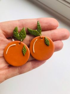 Orange Earrings// Fruit Earrings // Summer Earrings//spring | Etsy Turkey Orange Dangle Polymer Clay Earrings, Orange Dangle Earrings Polymer Clay, Orange Polymer Clay Dangle Earrings, Orange Dangle Earrings In Polymer Clay, Autumn Earrings, Easter Earrings, Spring Earrings, Fruit Earrings, Earrings Summer