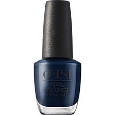 OPI Nail Lacquer promises an easy soak-off removal to protect the natural nail. Style guaranteed from the fingertips to the toes! FEATURES Up to 7 days of wear Fast-drying formula Made us USA HOW TO USE Remove existing nail lacquer with OPI Expert Touch Remover Trim and shape nails  Push back the cuticles Start with a base coat OPI Base Coat Apply two coats of Nail Lacquer  Finish with a top coat RapiDry top coat To speed up drying process, use Drip Dry * Color as shown in the picture may vary from the actual nail polish shade. Navy Nail Polish, Navy Nails, Nail Base Coat, Opi Colors, Opi Nail Colors, Fun Nail Colors, Colors For Dark Skin, Purple Nail Polish, Black Nail Polish