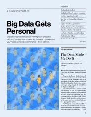 the article is about big data gets personal, and it's very difficult to read