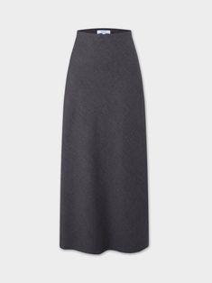 This Wool Blend Slip Skirt - Grey provides warmth and comfort all day long. The skirt's versatile design and classic color make it a perfect addition to any wardrobe. Stay stylish and cozy with this slip skirt. **Although we try our best to ensure none of our products contain shatnez, please be sure to check any product that contains wool or linen before wearing. Long Grey Skirt, Long Wool Skirt, Slip Skirt, Wool Skirt, Wool Skirts, Gray Skirt, Make It, Wool Blend, Wool