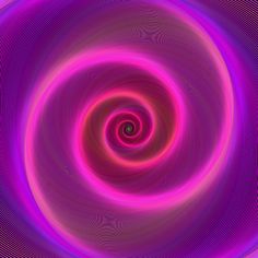 an abstract purple and pink background with swirls in the center, as well as a circular