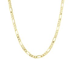 The Bobbi Figaro Chain Necklace is a perfect addition to any collection. Crafted from 14 karat gold, this classic can be worn in a layered look or stand out by itself. This chain is 20 inches and features an alternating link pattern, made for everyday!