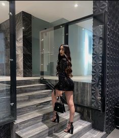 Picture Inspo Instagram Dress, Classy Party Outfit Dress, Buchifresa Dress Outfits, Latina Style Outfits Classy, Buchifresa Birthday Outfits, Black Dress Going Out Outfit, Black Buchifresa Outfits, Buchifresa Dress, Dress For Quinceanera Guest