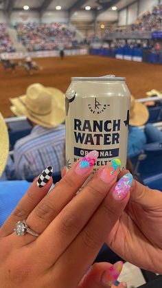 Nfr Nails, Nail Tricks, Cowboy Nails, Western Nails, Country Nails, Western Tattoos, Gel Mani, Blue Nail Designs, Nail Sets