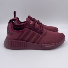 Adidas Nmd R1 Burgundy Womens Shoes Brand New, With Original Box. Product Code: Ie4749 Price Is Firm. Fast And Professional Shipping! Will Ship Next Business Day. Check Out My Closet For Models Such As Ultraboost Nmd R1 Swift Run Both Mens And Womens Shoes Adidas Gazelle Green, Adidas Gazelle Women, Adidas Black Sneakers, Low Top Tennis Shoes, Adidas Brown, Burgundy Sneakers, Yellow Sneakers, Adidas Boost, Adidas Nmd R1