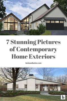 a house with the title 7 stunning pictures of contemporary home exteriors