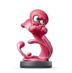 a pink figurine that looks like a cartoon character