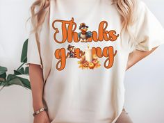 Thanksgiving Shirt Fall t-shirt for Gift Thankfull Gift Thank you t shirt Thanksgiving Shirt Women Thanksgiving Shirt Family Thank you Gift Comfort Colors introduces the "Comfort Colors 1717" garment-dyed t-shirt; a fully customizable tee made 100% with ring-spun cotton. The soft-washed, garment-dyed fabric brings extra coziness to your wardrobe while the relaxed fit makes it an excellent daily choice. The double-needle stitching throughout the tee makes it highly durable while the lack of side- Thanksgiving Graphic Print Crew Neck T-shirt, Thanksgiving Letter Print Crew Neck Top, Thanks For The Gift, Thanksgiving Shirt, Fall Gifts, Thanksgiving Shirts, Dyed Fabric, Family Shirts, Shirt Women