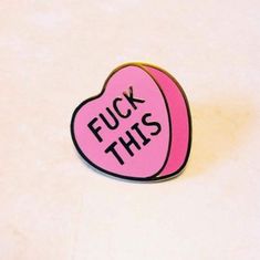 Conversation Heart, Dope Quotes, Jacket Pins, Pin Enamel, Heart Pin, Enamel Lapel Pin, Pin Jewelry, Hard Enamel Pin