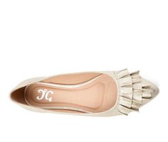 Step into chic style with the Judy ballet flat by Journee Collection. This Judy features a classic pointed toe style with a ruffled design. The outsole is a beautiful faux leather fabric that keeps its silhouette shape. It�s the perfect flat for any occasion! Faux leather upper,Slip-on entry,Approx. 1/2 inch heel,Classic pointed toe,Padded insole for added comfort,Synthetic outsole,Ruffled design for added style | Women's Journee Collection Judy Flats in Gold Size 6.5 Medium Fitted Pointed Toe Ballet Flats For Summer, Chic Pointed Toe Fitted Flats, 2 Inch Heels, Shoe Carnival, Faux Leather Fabric, Journee Collection, Leather Fabric, Womens Flats, Ballet Flats