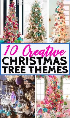 the top ten creative christmas tree themes