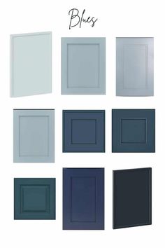 Best Cabinet colors for 2022: Blue Cabinets Home Depot Blue Kitchen Cabinets, Cabinet Colours 2022, Medium Blue Cabinets Kitchen, Blue Cabinets Paint Colors, Light Blue Cabinets Black Countertops, Bottom Blue Kitchen Cabinets, Popular Blue Kitchen Cabinet Colors, Copen Blue Sherwin Williams Cabinets, Bar Cabinet Color Ideas