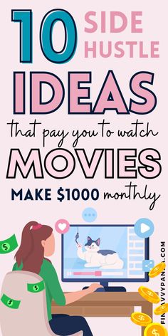 Score a cool way to make extra money by getting paid to review movies from home. Turn a hobby into cash with side hustle ideas perfect for part-time jobs. Watching Netflix and sharing opinions can be one of the easiest ways to make money. Enjoy work-from-home jobs that pay you to do what you love! Make Extra Money, Earn Extra Cash, Making Extra Cash, Side Money, Earn Extra Money, Part Time Jobs, Ways To Make Money