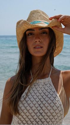 Nikki Beach, Beach Hats, Beach Bunny Swimwear, Cowgirl Hat, Crop Top Dress, Beach Lifestyle, Beach Collection, Cowgirl Hats, Beach Bunny