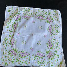 Make sure to check out all of the vintage items in my eBay store including lots of great hankies/handkerchiefs. I gladly combine shipping, and I do ship internationally. This is a vintage ladies’ white with lavender, purple and yellow floral print hankie/handkerchief. It measures approximately 12” x 12”. Only minor stains. These make great wedding favors. 321-HK Vintage Cotton Handkerchiefs For Spring, Vintage White Handkerchiefs For Spring, White Cotton Handkerchiefs For Spring, Pink Cotton Handkerchief For Spring, White Cotton Handkerchiefs With Floral Print, Spring Multicolor Cotton Handkerchiefs, Multicolor Cotton Handkerchiefs For Spring, Purple And Yellow, Lavender Purple