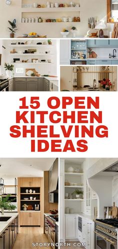 open kitchen shelving ideas that are easy to do and great for the homeowners