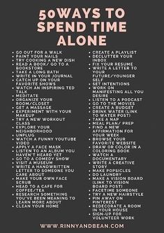 Spend Time Alone, Time Alone, What To Do When Bored, Vie Motivation, Things To Do When Bored, Self Care Routine, Self Improvement Tips, Cleaning Tips