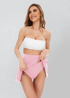 Made of durable, stretchy material, our mini skirt is soft, lightweight, and perfect for hot days. The high waist design accentuates curves and provides a slimming effect. Pair it with your favorite bikini bottoms and crop top for a stylish beach look. Versatile for pool parties, beach vacations, clubbing, and more, it's also a perfect gift for any occasion. Mesh Mini Skirt Without Briefs Seamless High waist 90% Nylon / 10% Spandex Imported Solid Swim Skirt With Built-in Bra For Pool, Beachwear Bottoms With Built-in Bra For Beach Season, Chic Beach Bottoms With Built-in Bra, High Waist Tankini With Built-in Bra For Poolside, High Waist Swimwear With Built-in Shorts, High Waist Tankini With Built-in Bra For Vacation, Beachwear Tankini With Built-in Bra And High Waist, Brief Bottoms For Summer Beach Party, Beach Party Brief Bottoms For Summer