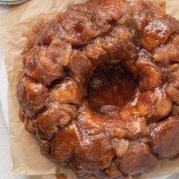 a bundt cake sitting on top of a white plate