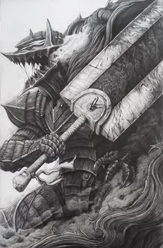 Berserk Rage, Drawing Wrinkles, Dark Souls Art, Peace Illustration, Japon Illustration, 다크 판타지, White Drawing, 캐릭터 드로잉