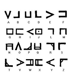 the alphabet and numbers in different styles