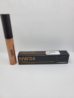 M.A.C. STUDIO FIX 24-HOUR SMOOTH WEAR CONCEALER NW34 NEW IN BOX FULL SIZE  0.24 OZ 100% Authentic   U.S. Shipping only FOR HYGIENIC REASONS ALL SALES ARE FINAL ON COSMETICS Mac Studio Fix Concealer, Mac Studio Fix, Mac Studio, Face Time, Studio Fix, Makeup Hair, Concealer, Mac, Makeup