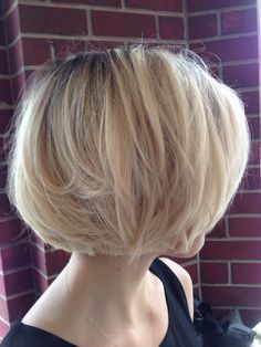 Baby Blonde Hair, Short Stacked Hair, Lisa Hair, Stacked Hair, Cool Short Hairstyles, Hair Affair, Favorite Hairstyles