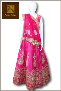 Designing a lehenga for your wedding is the most stressful thing for a bride especially when you want something different from these classic reds. Featuring this gorgeous dark pink colour lehenga choli with gotta Patti work on it. This attire is not only a perfect bridal wear but also a complete charismatic Indian outfit. Fabric - Raw Silk Embroidery - Gotta Patti Hand Embroidery with Zari, and beads. Pink Colour Lehenga, Gotta Patti Lehenga, Dark Pink Colour, Raw Silk Embroidery, Gotta Patti Work, Curated Outfit, Gotta Patti, Add Sleeves, Indian Outfit