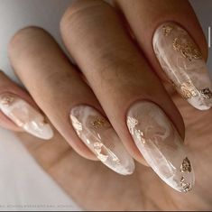 Gold Nail Designs, Gold Nail, Nail Swag, Neutral Nails, Nail Polishes