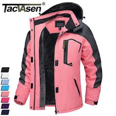 Find ideas๏ฟฝand inspiration for Women's Waterproof Ski Snow Jacket Winter Warm Fleece Lined Mountain Hiking Coat, Women's clothing Fall Windbreaker With Fleece Lining For Winter Sports, Winter Sports Windbreaker With Fleece Lining, Windproof Windbreaker For Fall Winter Sports, Windproof Windbreaker For Fall And Winter Sports, Windproof Fleece Outerwear For Winter Sports, Winter Sports Fleece Jacket With Pockets, Warm Hooded Jacket For Outdoor, Winter Windproof Fleece Jacket For Outdoor Activities, Winter Skiing Windbreaker With Long Sleeves