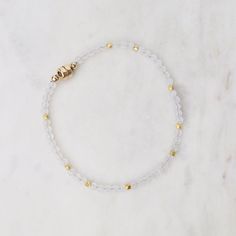 BRC-VRM Single Strand Rainbow Moonstone Bracelet with Gold Jewelry Gift Guide, The Divine Feminine, Fine Gold Jewelry, Colored Gemstones, Jewelry Post, Moonstone Bracelet, Meaningful Jewelry, Stacked Jewelry, Jewelry Lookbook