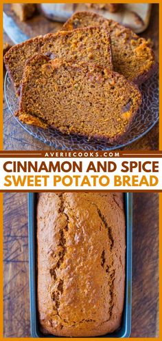 You can't go wrong with this sweet potato bread! It's a must-try breakfast idea. Not only is this quick bread wonderfully soft and moist, but it is also full of cinnamon and other warming spices! Save this easy fall baking recipe! Sweet Quick Breads, Unique Bread Recipes, Sweet Yams, Leftover Sweet Potatoes, Cake Pucks, Sweet Potato Cornbread, Canning Sweet Potatoes, Sweet Potato Bread, Sweet Potato Cinnamon