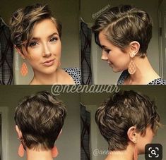 Wavy Pixie, Best Pixie Cuts, Short Wavy, Short Haircut, Short Hair Styles Pixie, Short Curly Hair