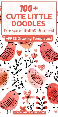 Get your daily dose of cuteness with these 100+ adorable little doodles! Perfect for beginners, these simple drawings are sure to put a smile on your face. Plus, we've included FREE drawing templates to help you get started! #cutedoodles #doodling #drawingideas #kawaii #freeprintables Frame Doodle Hand Drawn, Doodle Facial Expressions, Simple Doodle Designs, Doodle Banners How To Draw, Cool Signs To Draw, Tulip Doodle Simple, Journal Art Ideas Easy, Cute Marker Doodles, Doodling For Beginners