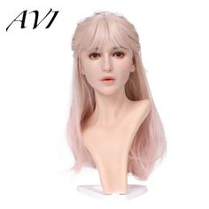 (eBay) Find many great new & used options and get the best deals for Lifelike Silicone Wig Head Model Realistic Female Head Stand Hair Hat Mannequin at the best online prices at eBay! Free shipping for many products! Manikin Head, Oc Creator, Wig Head, Head Bust, Hair Hat, Stand Jewelry, Head Model, Spa Equipment, Head Stand