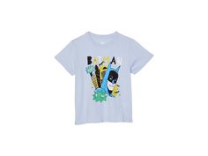 Chaser Kids Batman - Gotham City Hero Tee (Toddler/Little Kids) - Boy's Clothing : Sky Blue : Let your little ones slay a stylish look wearing the Chaser Kids Batman - Gotham City Hero Tee. The pull-on style tee has a crew neckline, short sleeves, and a straight hemline. The regular-fit T-shirt has an intricate graphic print at the front that adds a pop of color to the basic tee. 100% cotton. Machine wash cold, tumble dry low. Imported. Batman Kids, Gotham City, Basic Tee, Free Kids, Gotham, Fashion Tees, Kids Boys, Boy's Clothing