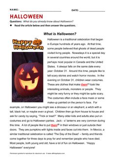 an article about halloween is featured in the magazine