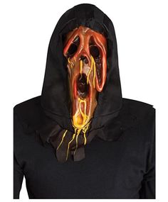 Thanks to this terrifying Dead by Daylight Scorched Ghost Face mask, you can bring this scary skin into the real world. Dress up as Ghostface in his officially licensed scorched skin Ghostface Mask with attached shroud from the Scream Dead by Daylight (DBD) video game. This is the perfect mask for a spooky Halloween! Costume robe not included. Other Scream and horror costumes and accessories are sold separately on our page – subject to availability. One size fits most teens and adults. Ghostface Mask, Forrest Gump Costume, Karate Kid Costume, Ace Ventura Costume, Ghost Face Mask, Kiss Costume, Troll Costume, Scream Halloween, Horror Costume