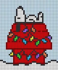 a cross stitch pattern with a red car in the middle and an image of a cat sitting on top of it