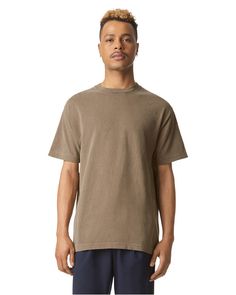 Unisex Garment Dyed T-Shirt - FADED BROWN - L | American Apparel Men's Garment Dyed T-Shirt in Faded Brown Size Large | Cotton American Apparel Shorts, How To Make Shorts, Dye T Shirt, American Apparel, Shirts Tops, Cotton Tshirt, Mens T, Relaxed Fit, Fashion Outfits