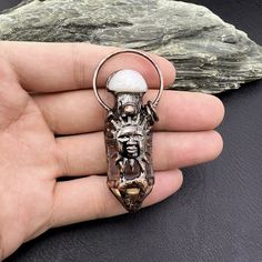 This product is handmade with natural Crystal. Soldered with Tin and plating bronze. Every pendant is unique Size:Approx 55-60mm Handmade Spiritual Quartz Crystals, Spiritual Silver Crystal Necklace With Copper, Spiritual Brass Crystal Necklaces For Healing, Gothic Witch, Sun Pendant, Witch Jewelry, Crystal Gifts, Soldering, Natural Crystals