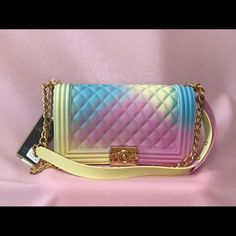 Versatile Gorgeous Year-Round Multicolored Pastel Shoulder Handbag Trendy Multicolor Rectangular Shoulder Bag, Trendy Rainbow Bags For Everyday Use, Trendy Multicolor Bag, Trendy Multicolor Bags, Trendy Rainbow Rectangular Bag, Trendy Multicolor Shoulder Bag, Trendy Rainbow Rectangular Bags, Trendy Rectangular Rainbow Shoulder Bag, Trendy Colorful Rectangular Shoulder Bag