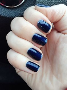 Nails Opi Gel, Opi Russian Navy, Navy Blue Nail Polish, Dark Blue Nail Polish, Bluesky Nails, Nail Bling, Dark Blue Nails, Navy Nails