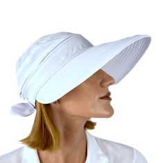 Very cute Lightweight Caps that zip off to become visor, Ponytail opening on back, Wired front for shape and packability. Superior lightweight ladies sunhat/visor all in one One size fits all Easy velcro closure to enable size adjustment featuring a beautiful bow at the back Two in one sun hat The stylish wide brimmed breathable hat is lightweight for comfort on hot days The Cotton/Polyester mixture features 30% SPF allowing reliable skin protection for ears and the entire face The hole in the b Golf Clothing, Lucky In Love, Golf Gloves, Golf Towels, Shoe Bags, Sparkly Earrings, Head Covering, Hot Days, Rain Wear