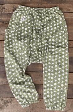 From Here & Beyond Pants - Olive Star - DIRT ROAD GYPSI Casual Cotton Bottoms With Star Print, Cotton Bottoms With Star Print For Spring, Spring Cotton Bottoms With Star Print, Casual Star Print Pants For Summer, Spring Star Print Cotton Bottoms, Casual Star Print Bottoms For Fall, Casual Star Print Bottoms For Spring, Casual Star Print Loungewear Bottoms, Trendy Relaxed Fit Bottoms With Star Print