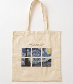 DESCRIPTION This Canvas Graphic Tote bag features a printed graphic and can fit all your everyday essentials. Two handles Printed graphic W: 37cm x H: 42cm ---------- COMPOSITION & CARE Material:Cotton 100% Wash:Wipe With A Damp Cloth Vincent Van Gogh Starry Night, London Bags, Starry Night Van Gogh, Diy Tote Bag, Graphic Tote, Bags Aesthetic, Eco Bag, Cotton Tote Bag, Carry Bag